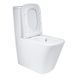 Унитаз напольный Qtap Tern Ultra Quiet безободковый с сиденьем Soft-Close QT17222175AUQ1W White, Белый