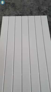 Дизайнерский радиатор Betatherm Terra 1 H-1800 мм, L-501 мм нижнее подключение TV1 180-049 9016M 99, Белый матовый