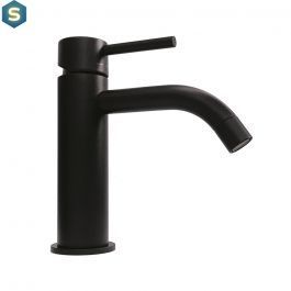 Змішувач для раковини Paffoni Light з донним клапаном click-clack black matt LIG071KNO, Черный матовый