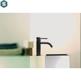 Змішувач для раковини Paffoni Light з донним клапаном click-clack black matt LIG071KNO, Черный матовый