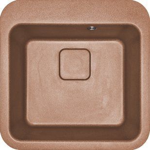 Кухонная мойка Adamant Exist 500x500x190 terra-cotta 422223, Цемент матовый