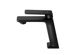 Змішувач для умивальника Corsan Trino black mat низький CMB7111BL, Черный матовый
