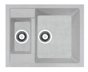Кухонна мийка Adamant Duplex 610x495x200 old stone 100001444, Каппучино