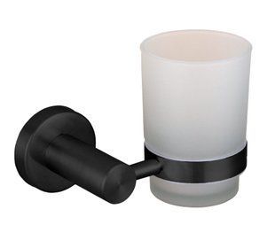 Стакан одинарный Globus Lux BS8409, Черный матовый