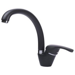 Смеситель для кухни Globus Lux GLSO-0203S-1-Onix, Черный/золото