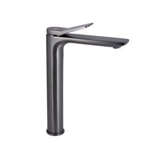 Смеситель для умывальника Qtap Presto высокий QTPRE269GRP45582 Graphite, Графит