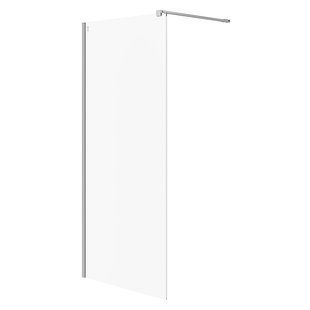 Душова кабіна Cersanit Mille Walk-in хром 90 Х200 прозоре скло S161-006, хром