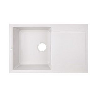Кухонная мойка Lidz 790x495/230 WHI-01 (LIDZWHI01790495230), Белый