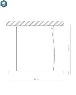 Лінійний світильник Nowodvorski 10211 Cl Office Pro LED 31W 3000K 3760Lm IP20 Wh
