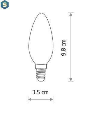 Лампочка Nowodvorski 10589 Bulb E14 1x6W 3000K 650Lm IP20