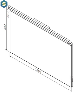 Зеркало настенное с LED-подсветкой и антизапотеванием Am.Pm Inspire 2.0 120 см M50AMOX1201SA