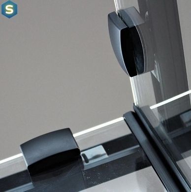 Душевая кабина Dusel DSL194B Black Matt 1000x1000x1900, Черный матовый, прозрачный, черный матовый, 100x100