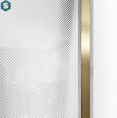 Душова стінка Rea Aero ombre 110 matt brushed gold REA-K2465, матовий, золотий