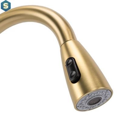 Смеситель для кухни Rea Cross brushed gold REA-B5311, Золотой
