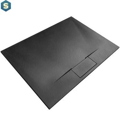 Душевой поддон Rea Bazalt 80x100 long black REA-K3323, Черный матовый