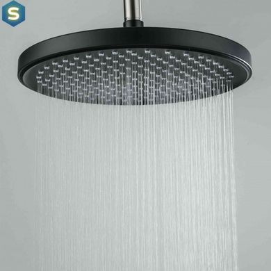 Тропический душ Gappo G004-26, &Oslash;260 мм, черный, Черный матовый