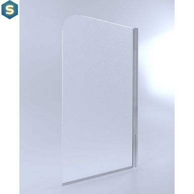 Шторка для ванни Qtap Standard CRM407513APR Pear, Права, матовий, хром