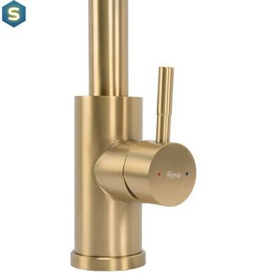 Смеситель для кухни Rea Cross brushed gold REA-B5311, Золотой