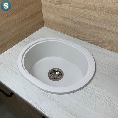 Кухонная мойка Adamant Circum 500x425x180 белый 631223, Белый