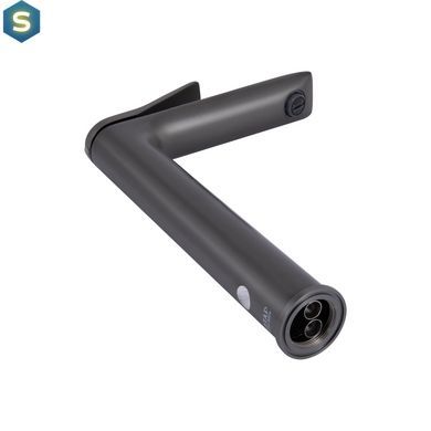 Змішувач для умивальника Qtap Presto високий QTPRE269GRP45582 Graphite, Графит