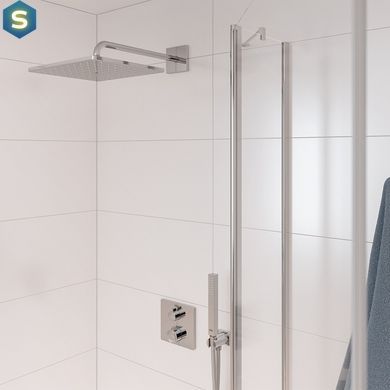Душова система прихованого монтажу термостатична Grohe QuickFix Precision Grohtherm Cube 34881000, Хром