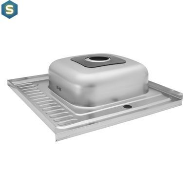 Кухонна мийка Kroner KRP Dekor-6060R (0,6 мм) CV022813, Decor