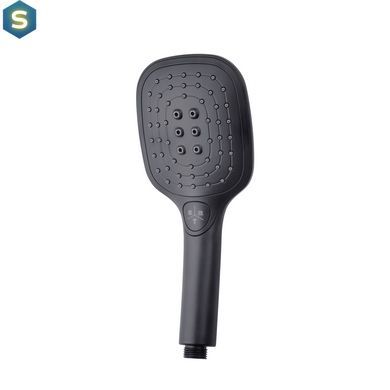 Змішувач для ванної Kroner KRP Edelstahl Kubus - SCH060 CV025652, Черный матовый