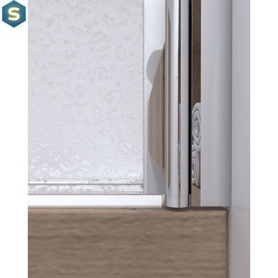 Шторка для ванни Qtap Standard CRM407513APR Pear, Права, матовий, хром