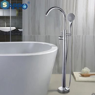 Смеситель для ванны напольный &Oslash;35 Gappo Jacob 1/3 G3098, Хром