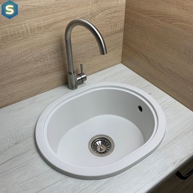 Кухонная мойка Adamant Circum 500x425x180 белый 631223, Белый