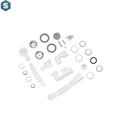 Сифон для ванны Kroner KRP-BS03 1 1/2"х40/50 мм с переливом и ревизией CV032063
