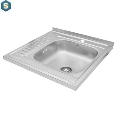 Кухонна мийка Kroner KRP Dekor-6060R (0,6 мм) CV022813, Decor