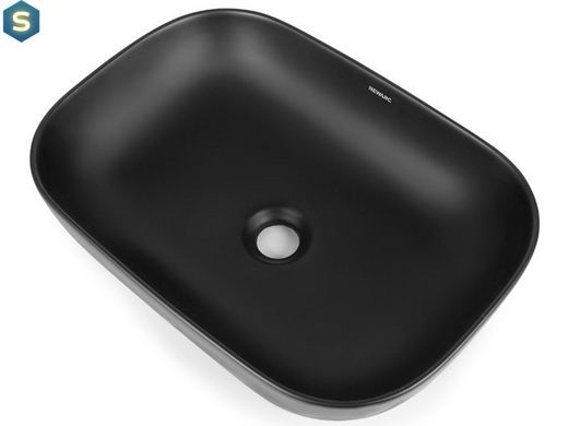 Умивальник Newarc Life 46x33 чорний матовий 9845B-M, Черный матовый