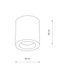 Точковий світильник Nowodvorski 10715 Ceara GU10 1x15W IP44 Wh