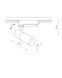 Трековый светильник Nowodvorski 10386 Profile Tinos Led 1x10W 4000K 980Lm IP20 Bl