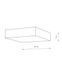 Потолочный светильник Nowodvorski 10425 Lid Square Led 1x25W 3000K 1800Lm IP20 Bl