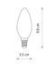 Лампочка Nowodvorski 10589 Bulb E14 1x6W 3000K 650Lm IP20
