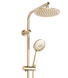 Душова система Rea Bliss brushed gold із термостатом REA-P8413, Золотий