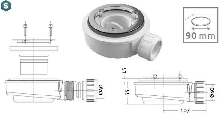 Сифон для душового піддону Radaway HS1