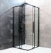 Душевая кабина Dusel DSL194B Black Matt 1000x1000x1900, Черный матовый, прозрачный, черный матовый, 100x100