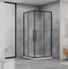 Душевая кабина Dusel DSL194B Black Matt 1000x1000x1900, Черный матовый, прозрачный, черный матовый, 100x100
