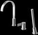 Смеситель на борт ванны Kohlman Dexame chrome QB241D, Хром
