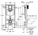 Комплект инсталляция Grohe Rapid SL + унитаз Volle Hippo с сиденьем Slim slow-closing клавиша хром 13-44-202+38772001, Белый