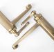 Смеситель для умывальника Rea Monaco brushed gold низкий REA-B4211, Золотой