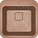 Кухонная мойка Adamant Exist 500x500x190 terra-cotta 422223, Цемент матовый