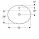 Умывальник Geberit Variform 60x48 500.725.01.2, Белый