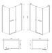 Душова кабіна Eger Megerka 120x80 (без піддону) 599-330TR/1R