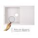 Кухонна мийка Lidz 790x495/230 WHI-01 (LIDZWHI01790495230), Білий