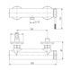 Смеситель для душа Imprese Brenta ZMK081906080 никель
