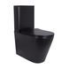Унітаз підлоговий Qtap Scorpio Ultra Quiet безобідковий з сидінням Soft-close Black matt QT14226088AMB, Черный матовый